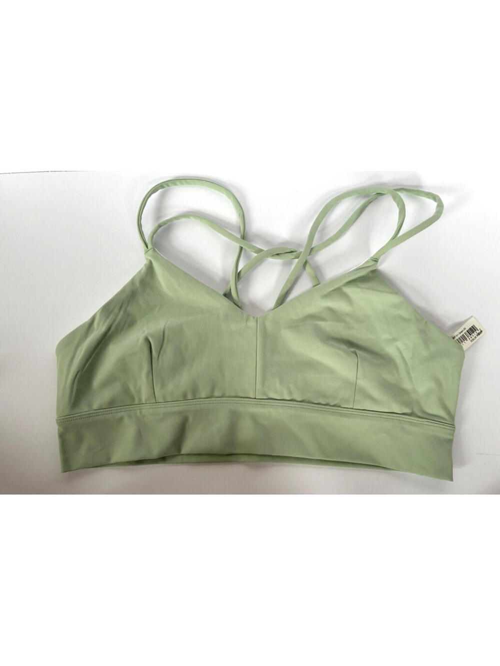 Core 10 Women’s 2XL Sage Green Built-In Sports Bra Comfort Activewear Top NWT